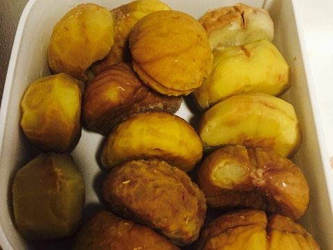 栗の湯がき方